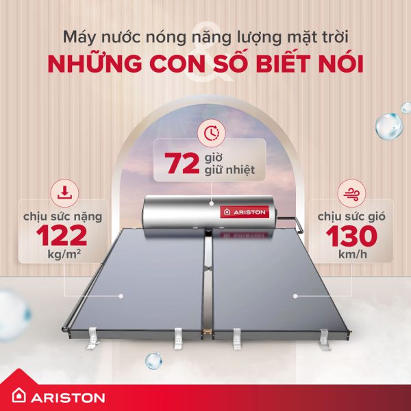 Máy nước nóng năng lượng mặt trời Ariston KAIROS THERMO DR2 - Hình ảnh 4